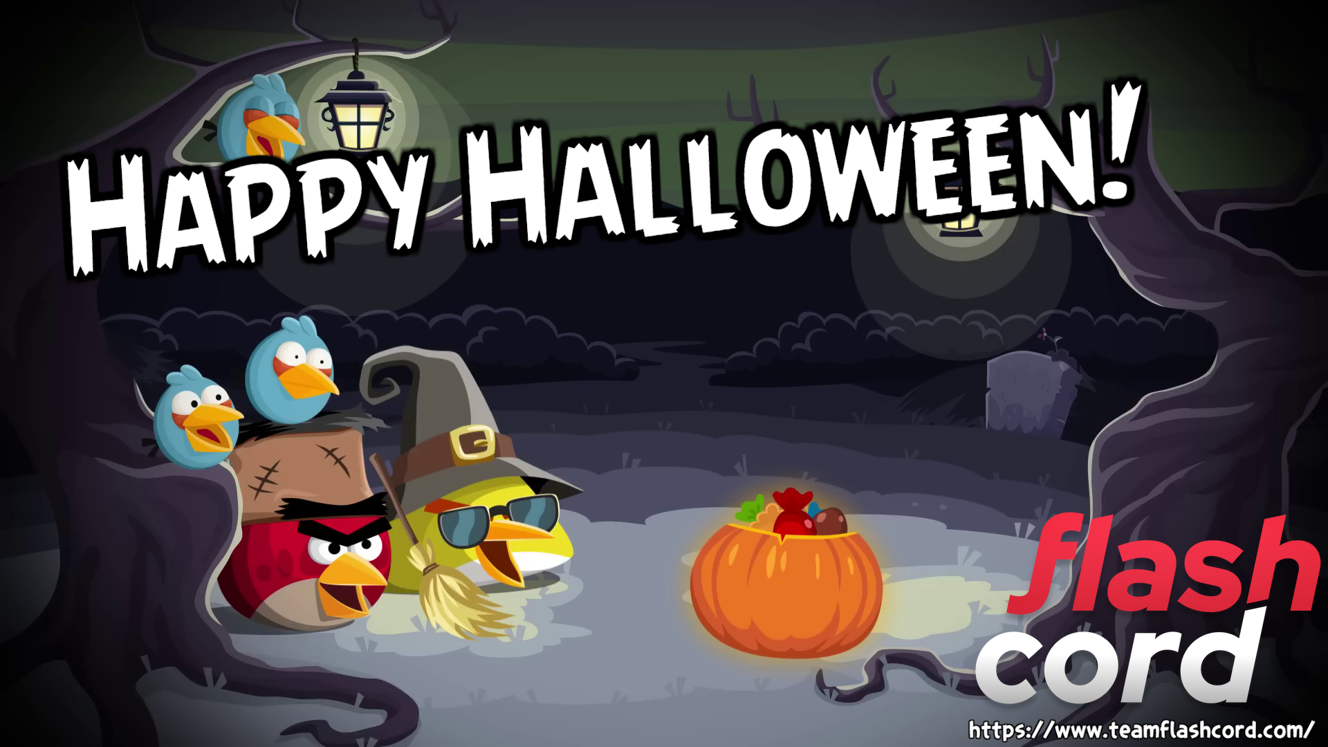 Angry Birds Refresh 'Happy Halloween!' promotional image.